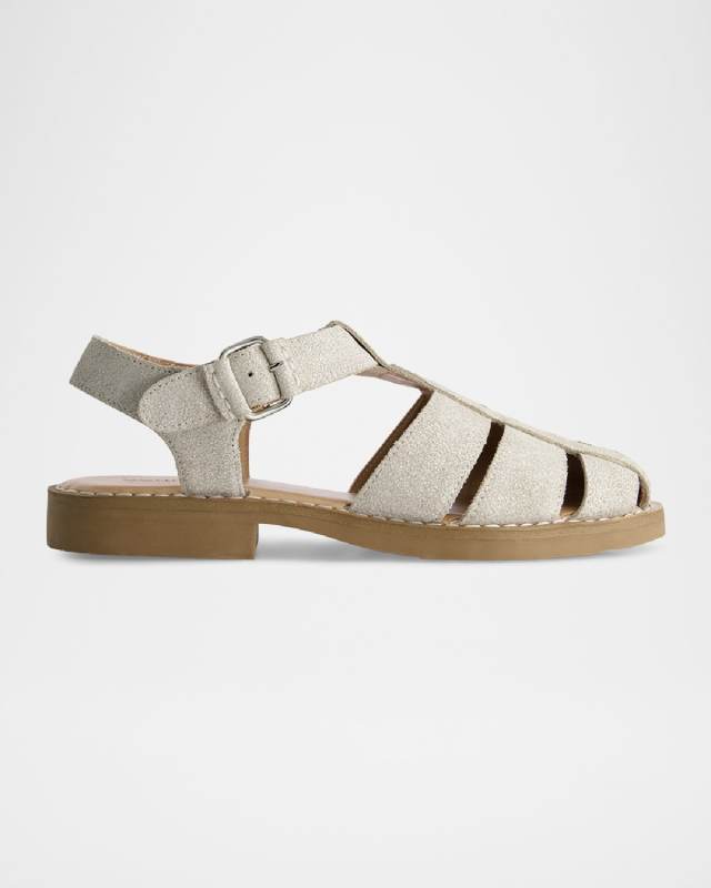 Pippa Suede Fisherman Sandals
